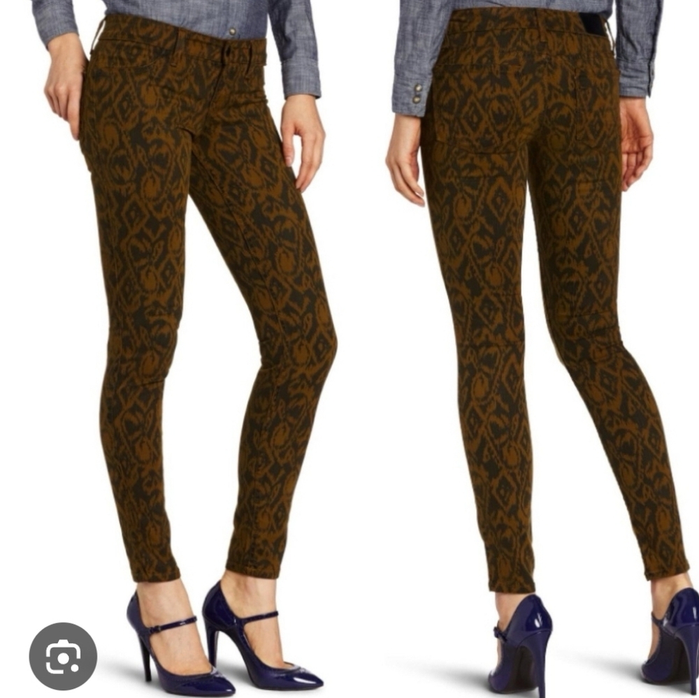 Level 99 Janice Ultra Skinny Jeans In Caramel Size 29 Retro Casual Y2K